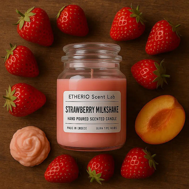 Κερί Strawberry Milkshake 1 Κερί Strawberry Milkshake