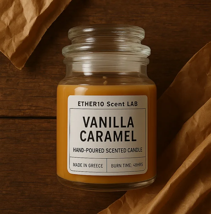 Κερί Vanilla Caramel 1 Κερί Vanilla Caramel