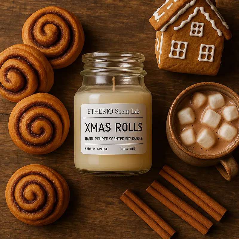 Κερί Xmas Rolls 1 Κερί Xmas Rolls