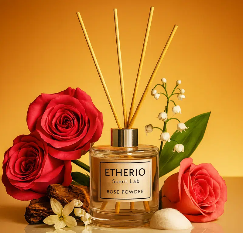 Rose Powder – Home Reed Diffuser 1 Rose Powder – Home Reed Diffuser