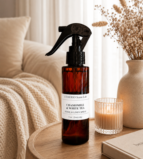 CHAMOMILE & WHITE TEA HOME & LINEN SPRAY 1 CHAMOMILE & WHITE TEA HOME & LINEN SPRAY