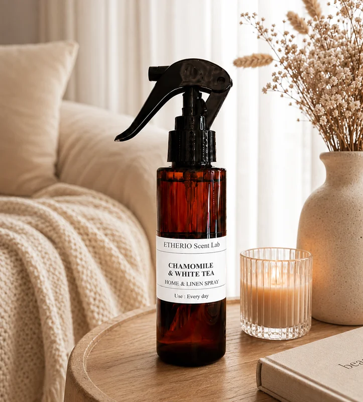 CHAMOMILE & WHITE TEA HOME & LINEN SPRAY 1 CHAMOMILE & WHITE TEA HOME & LINEN SPRAY