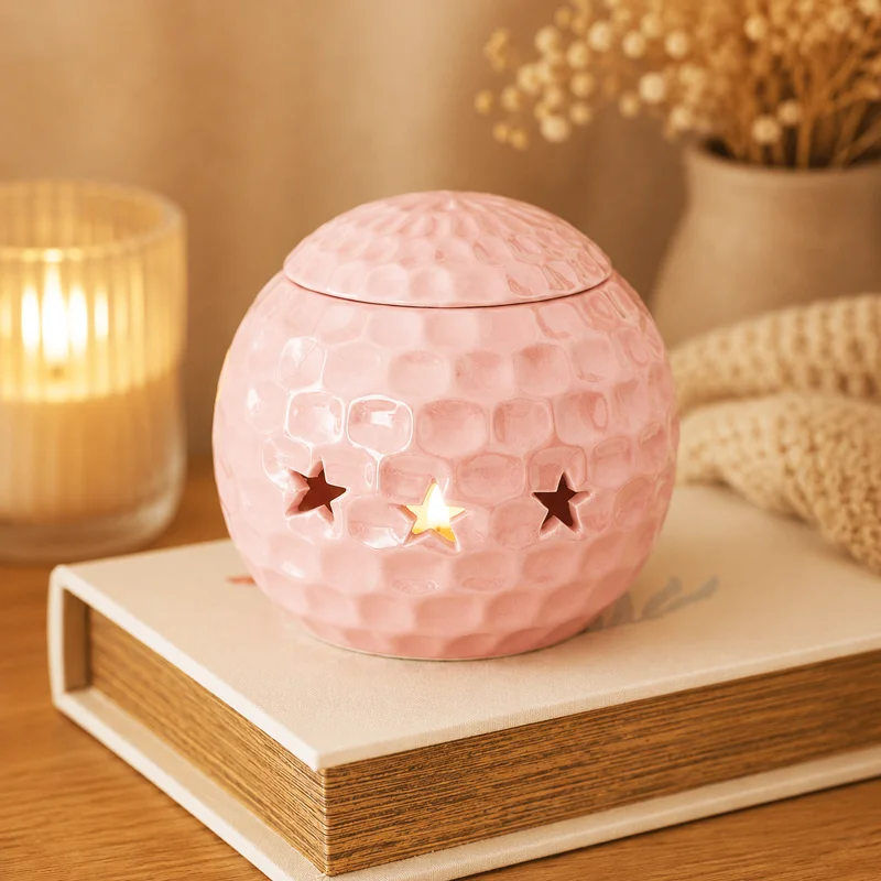 Pink Disco Ball Wax Melter 1 Pink Disco Ball Wax Melter